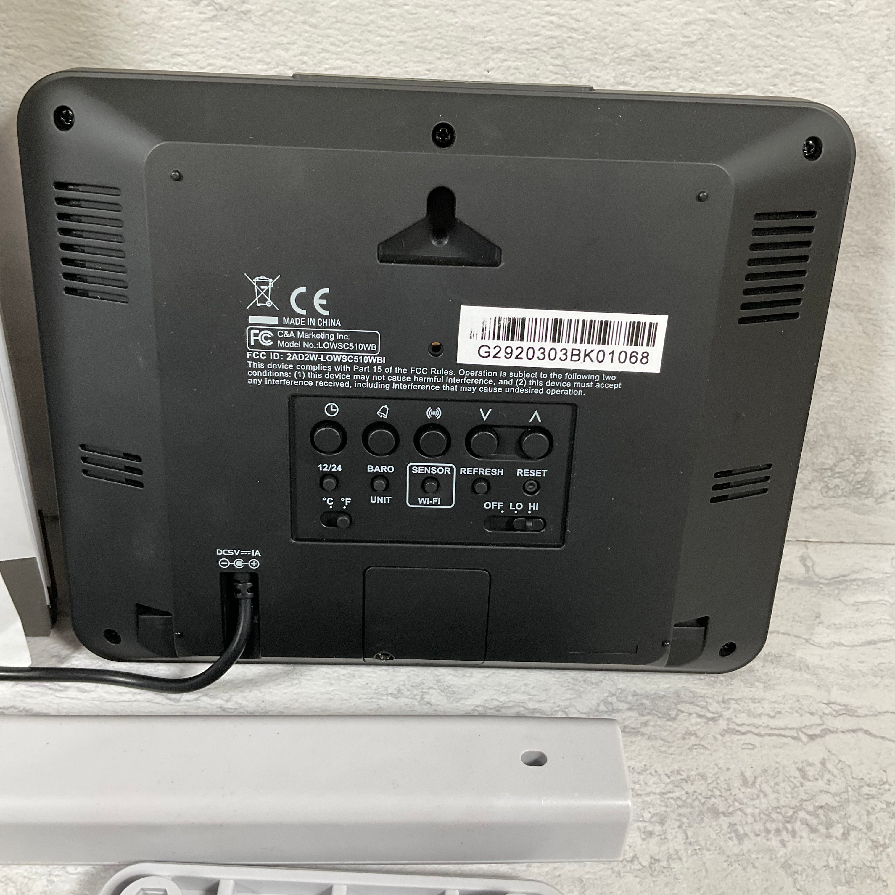 5-in-1 Wi-Fi Weather Station | Indoor/Outdoor Remote Monitoring System (7341402325230)